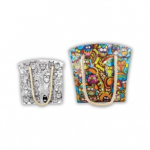 Набор для творчества Антистресс №1 - Раскрась сумку с ручками (Лапландия, 26688)